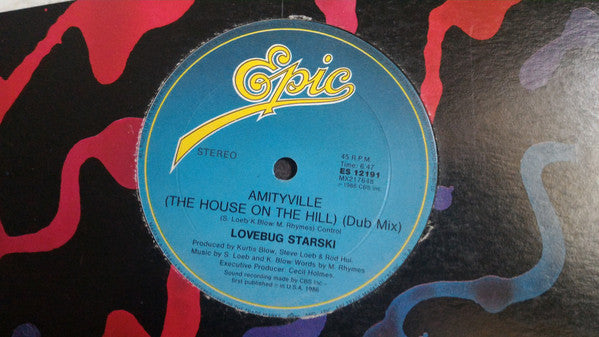 Lovebug Starski : Amityville (The House On The Hill) (12", Single)