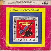 Edvard Grieg - Sir Thomas Beecham / Royal Philharmonic Orchestra : Peer Gynt - In The Hall Of The Mountain King / Anitra's Dance (7", Single, Mono)