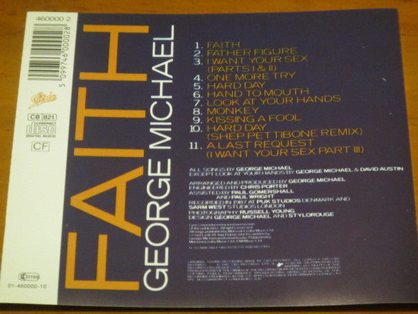 George Michael : Faith (CD, Album, RE)