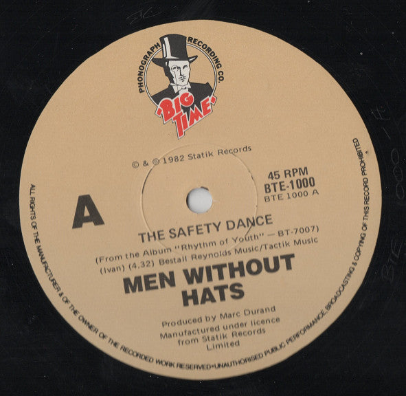 Men Without Hats : The Safety Dance (12")