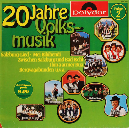 Various : 20 Jahre Volksmusik Folge 2 (LP, Comp)