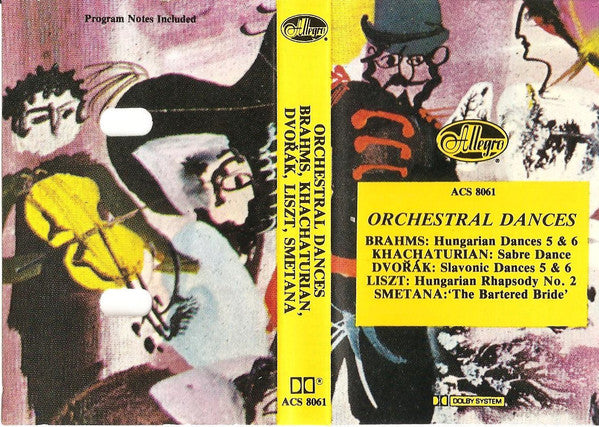 Johannes Brahms, Aram Khachaturian, Antonín Dvořák, Franz Liszt, Bedřich Smetana, Bregenz Festival Orchestra • Sandor Rekai : Hungarian Dances Nos. 5 & 6, Sabre Dance, Slavonic Dances Nos. 5 & 6, Dances From "The Bartered Bride" (Cass)
