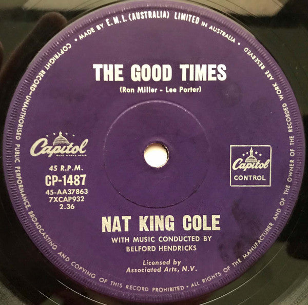 Nat King Cole : Ramblin' Rose (7", Single)