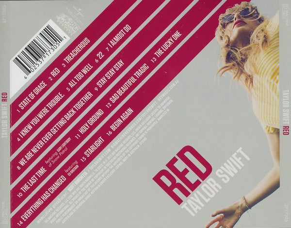 Taylor Swift : Red (CD, Album)