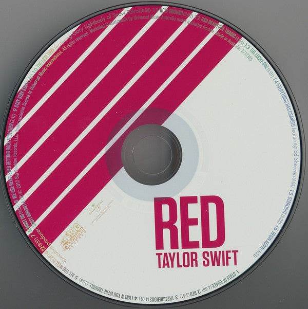 Taylor Swift : Red (CD, Album)