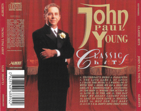 John Paul Young : Classic Hits (CD, Comp, RE, RM)
