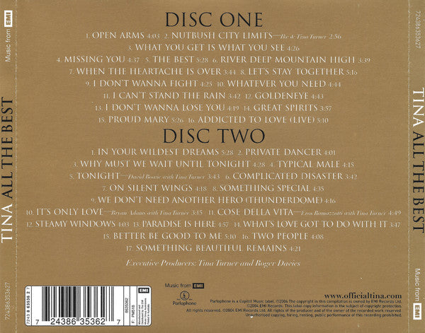 Tina* : All The Best (2xCD, Comp)