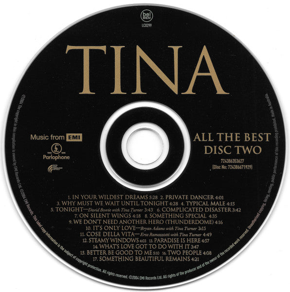 Tina* : All The Best (2xCD, Comp)