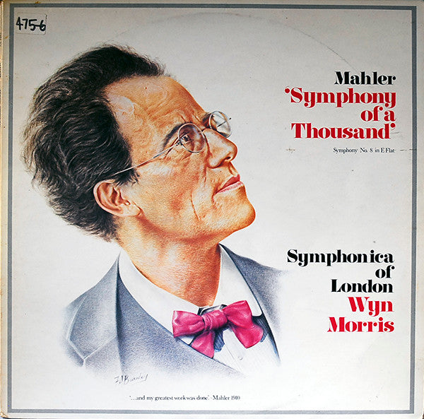 Mahler* - Symphonica Of London, Wyn Morris : Symphony Of A Thousand - Symphony No.8 In E Flat (2xLP, Album)