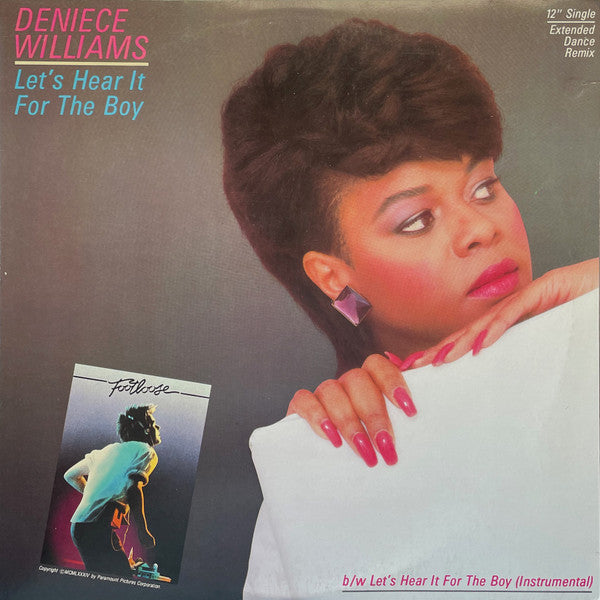 Deniece Williams : Let's Hear It For The Boy (Extended Dance Remix) (12", Single)