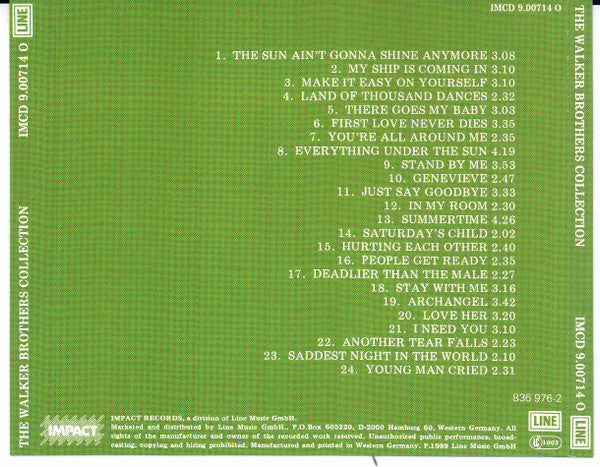 The Walker Brothers : The Walker Brothers Collection (CD, Comp)