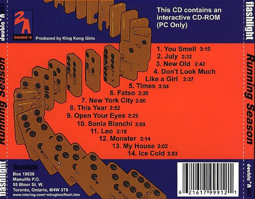 Flashlight : Running Season (CD, Album)