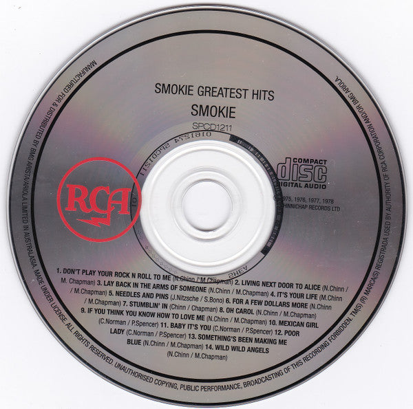 Smokie : Greatest Hits (CD, Comp, RM)