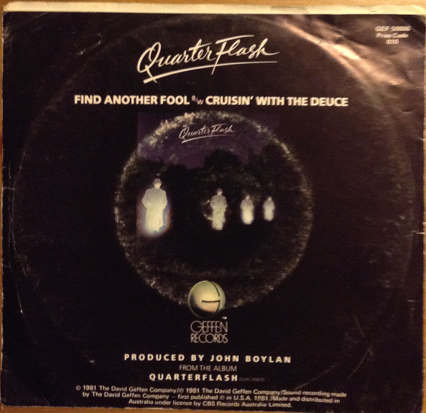 Quarterflash : Find Another Fool (7", Single)