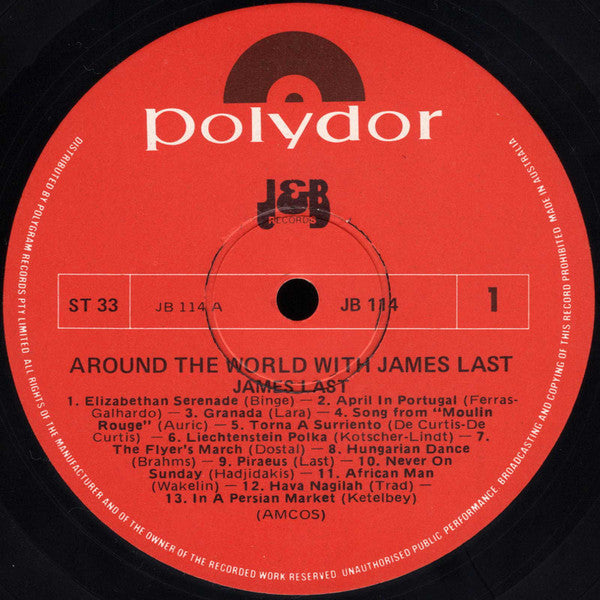 James Last : Around The World With James Last (LP, Comp)