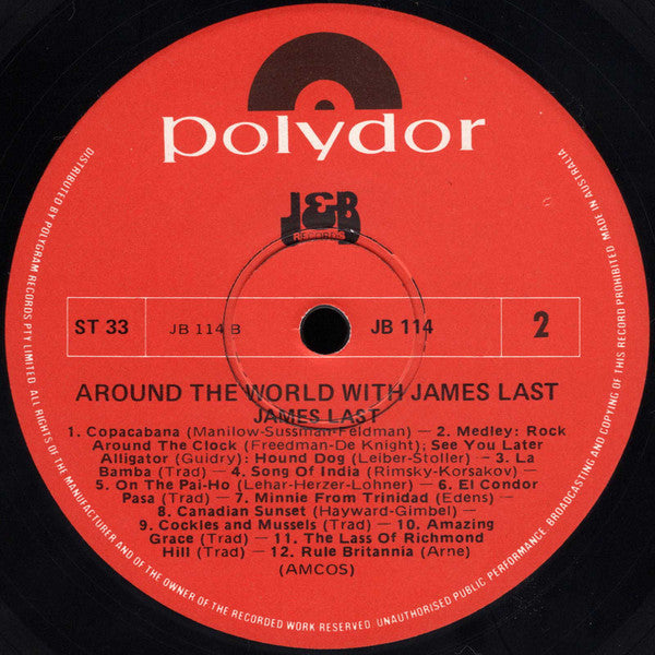 James Last : Around The World With James Last (LP, Comp)