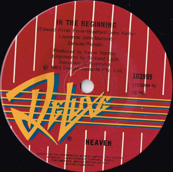 Heaven (13) : In The Beginning (7", Single)