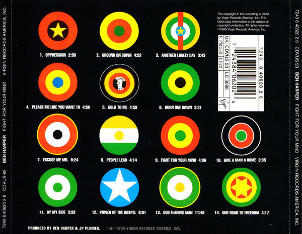 Ben Harper : Fight For Your Mind (CD, Album)