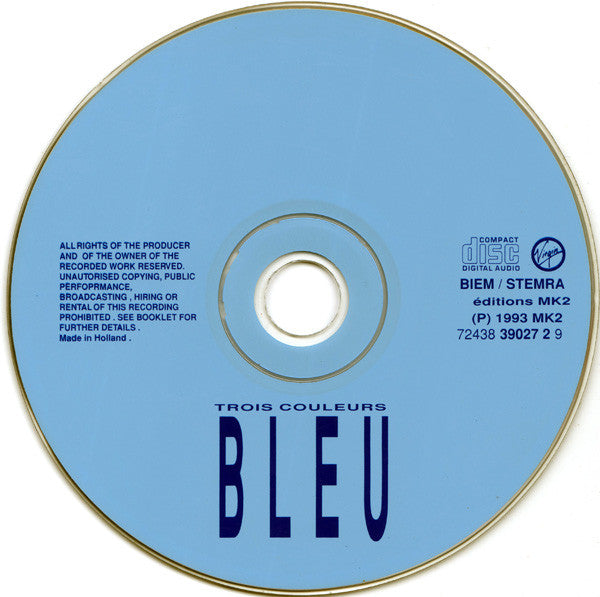 Zbigniew Preisner : Trois Couleurs: Bleu (Bande Originale Du Film) (CD, Album)