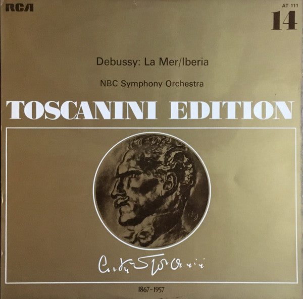 Claude Debussy, Arturo Toscanini, NBC Symphony Orchestra : La Mer / Iberia (LP, Mono, RE)