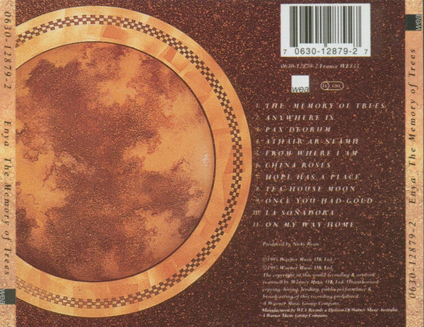Enya : The Memory Of Trees (CD, Album, RE)