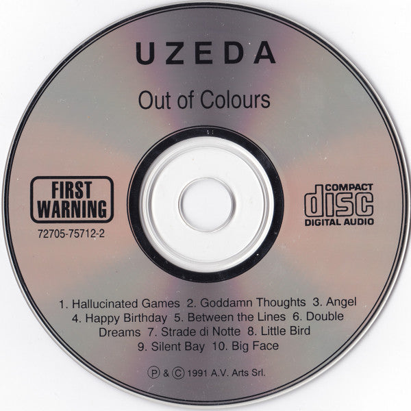Uzeda : Out Of Colours (CD, Album)