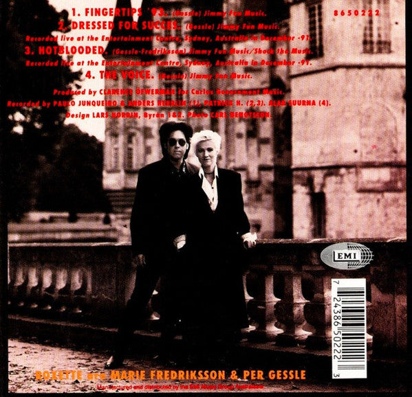 Roxette : Fingertips '93 (CD, Maxi, Car)