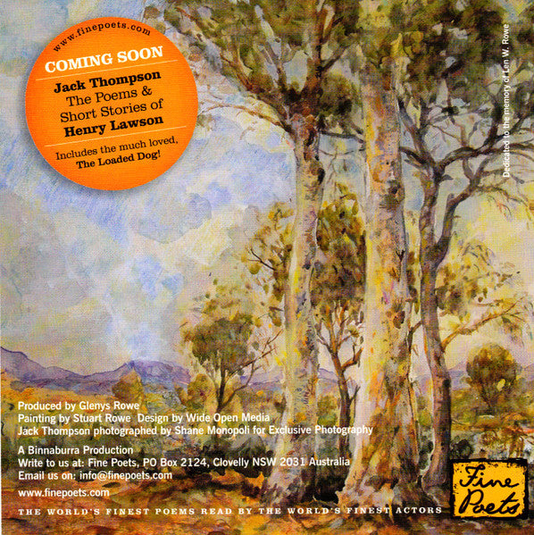 Jack Thompson (9) : The Bush Poems Of A.B. (Banjo) Paterson (CD, Album)