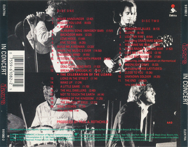 The Doors : In Concert (2xCD, Comp, RM)