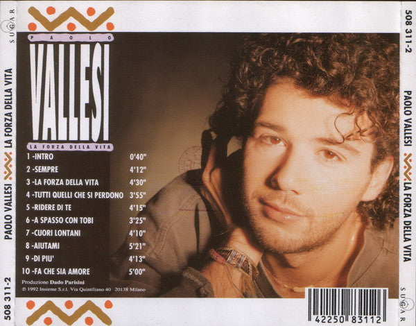 Paolo Vallesi : La Forza Della Vita (CD)