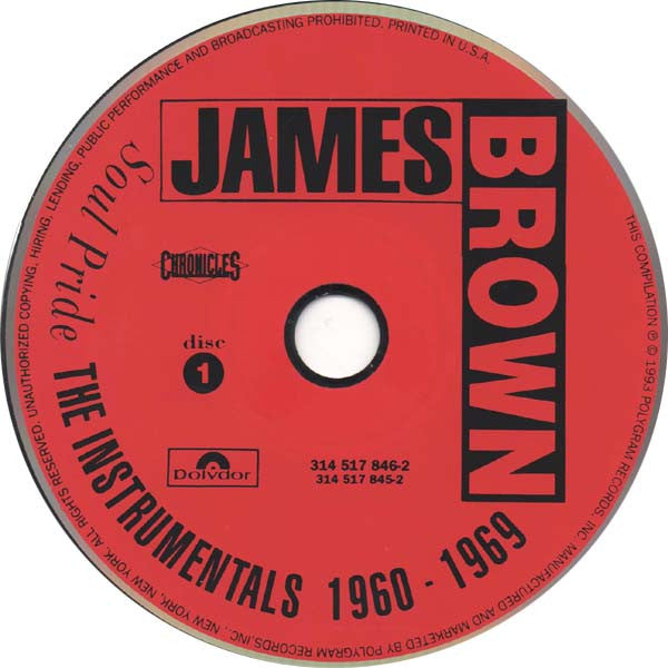 James Brown : Soul Pride (The Instrumentals 1960-1969) (2xCD, Comp, Mono)