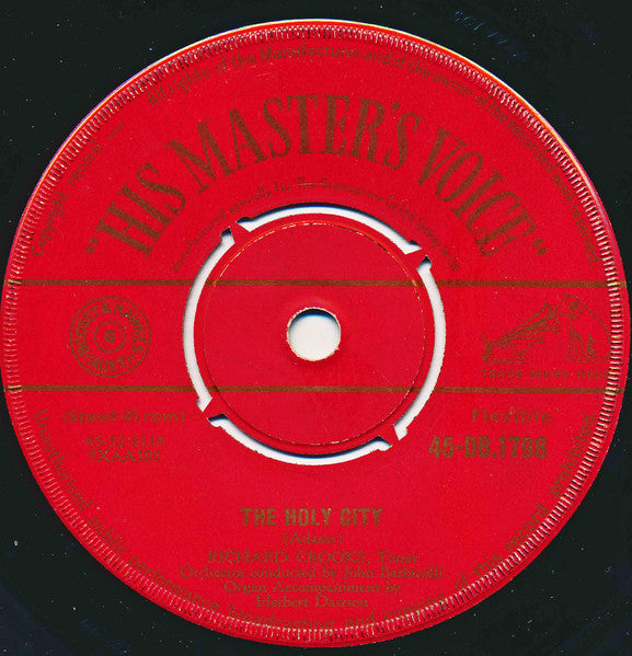 Richard Crooks (2) : The Holy City (7", Single)