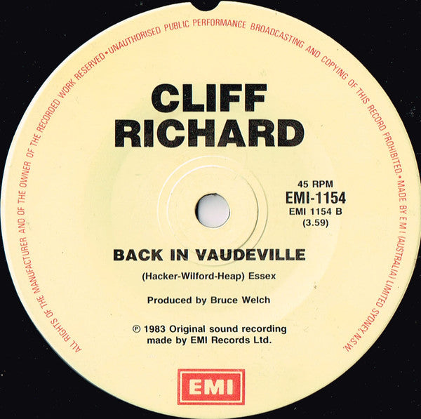 Cliff Richard : Baby You're Dynamite (7", Single)