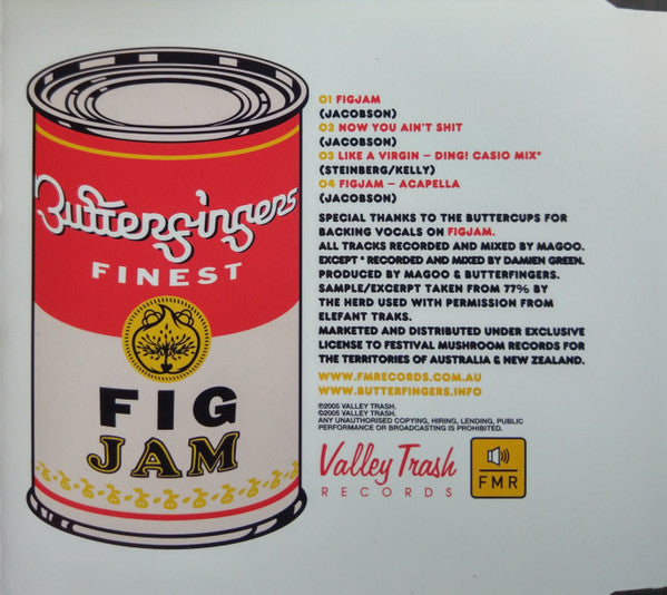 Butterfingers : Figjam (CD, Maxi)