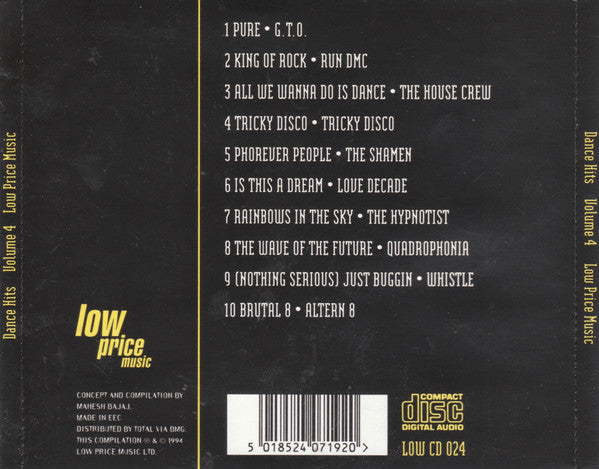 Various : Dance Hits 4 (CD, Comp)