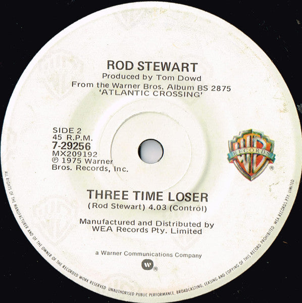 Rod Stewart : Infatuation (7", Single, Pap)