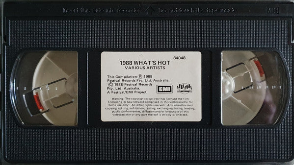 Various : 1988 What's Hot (VHS, Comp)