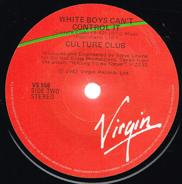 Culture Club : Time (Clock Of The Heart) (7", Single)