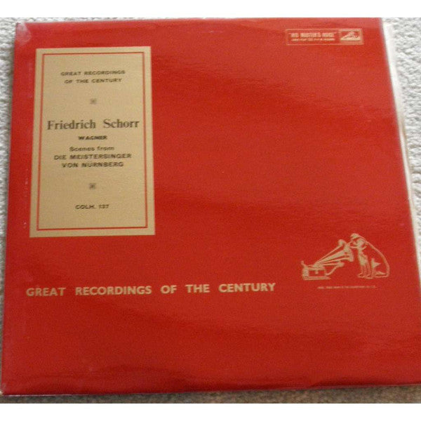 Friedrich Schorr, Richard Wagner : Scenes From "Die Meistersinger" (LP, Comp, Mono)