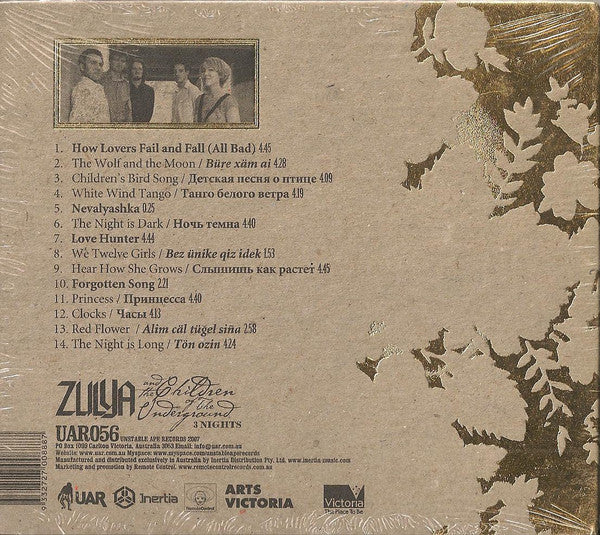 Zulya And The Children Of The Underground : 3 Nights (CD, Album)