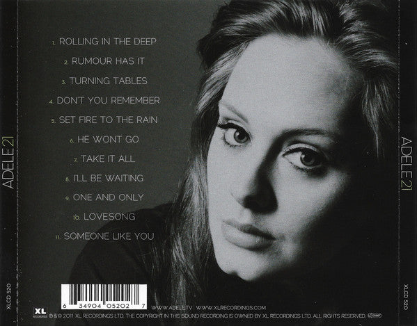 Adele (3) : 21 (CD, Album, LLC)