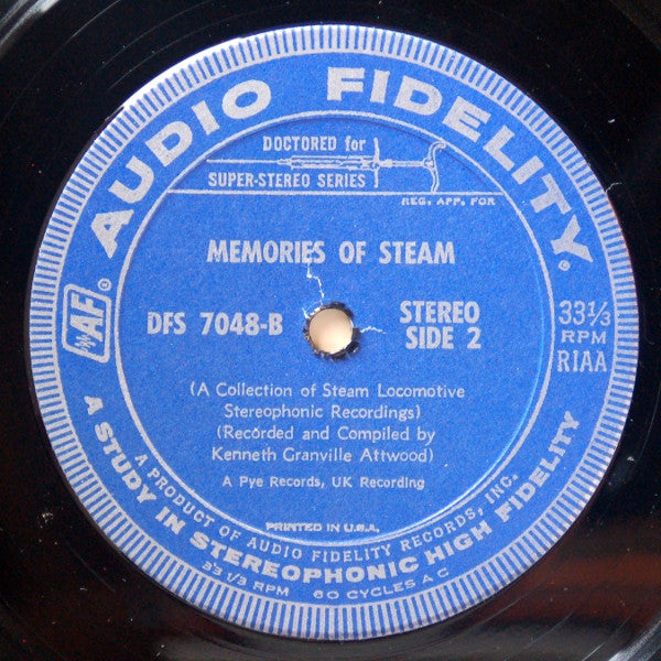 No Artist : Memories Of Steam (LP, Comp)
