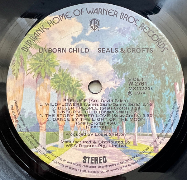 Seals & Crofts : Unborn Child (LP, Album)