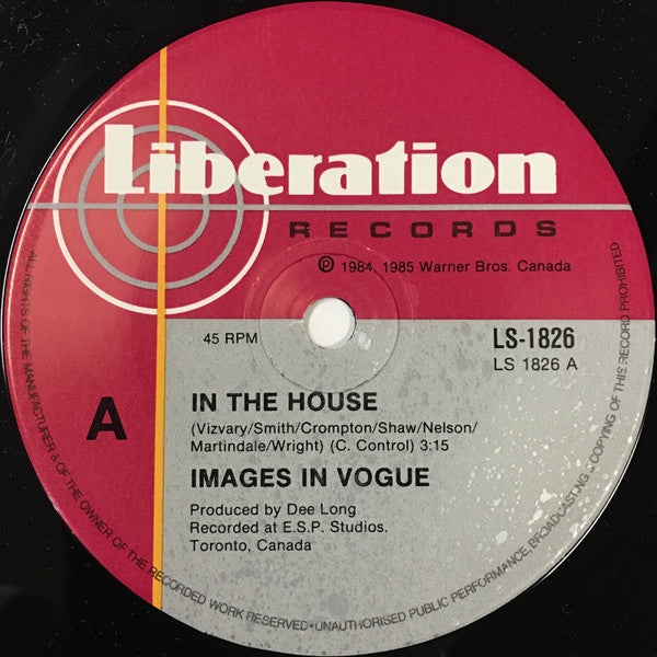 Images In Vogue : In The House (7", Single)