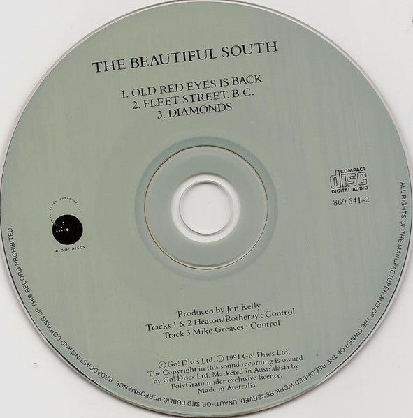 The Beautiful South : Old Red Eyes Is Back (CD, Single)