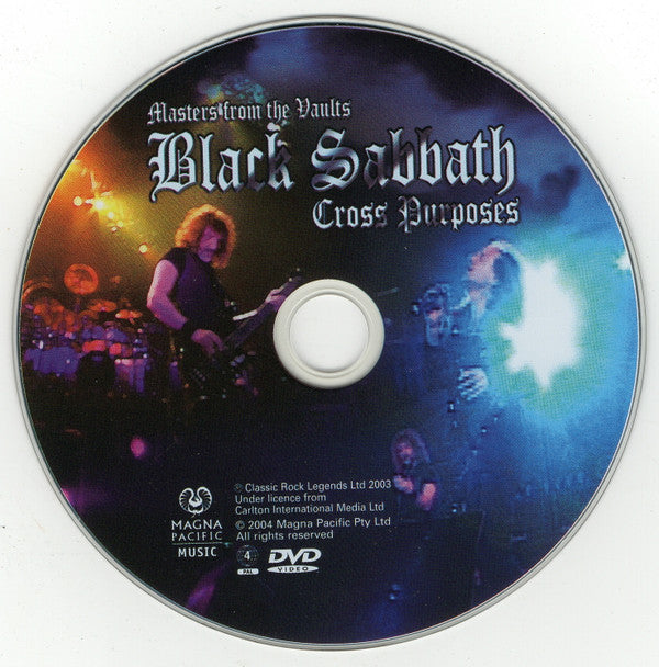 Black Sabbath : Masters From The Vaults - Cross Purposes (DVD-V, RM, Unofficial, PAL, 5.1)