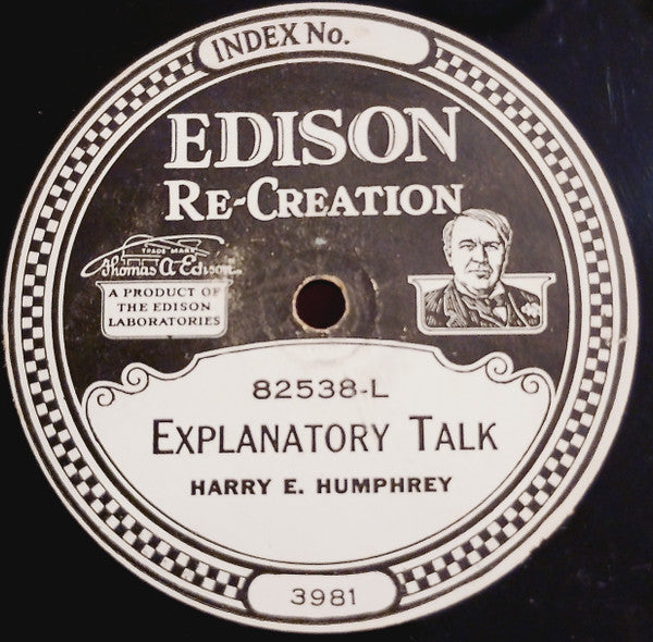 Arthur Middleton  /  Harry E. Humphrey : Why Do The Nations (Edison Disc, RP)