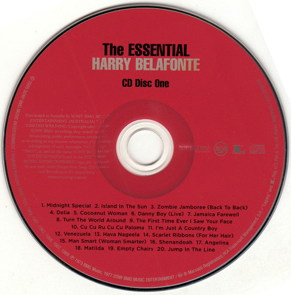 Harry Belafonte : The Essential Harry Belafonte (2xCD, Comp)
