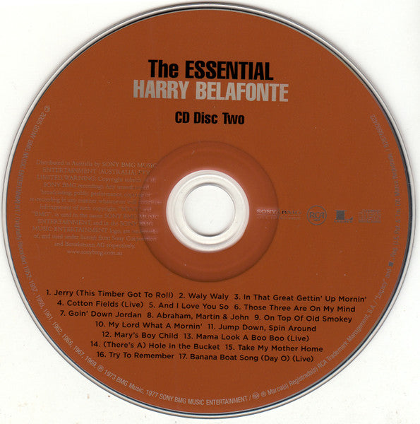 Harry Belafonte : The Essential Harry Belafonte (2xCD, Comp)