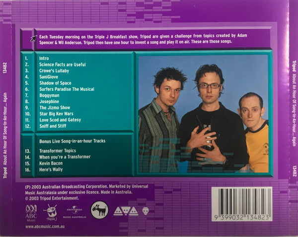 Tripod : About An Hour Of Song-In-An-Hour... Again (CD, Comp)